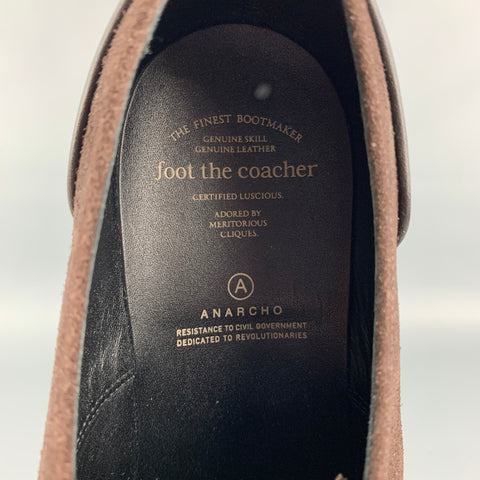 FOOT THE COACHER Taille 8 Chaussures à lacets en daim marron et noir