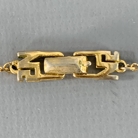 Collier Pendentif Monogramme Cœur en Métal Doré NINA RICCI