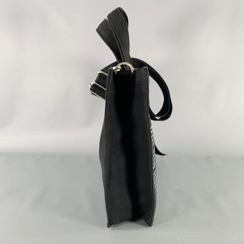 SHOOPEN Black White Print Canvas Cotton Tote Bag