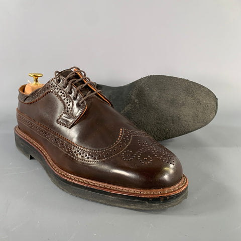 RANCOURT & CO. Size 9 Brown Leather Rubber Sole Lace Up Shoes