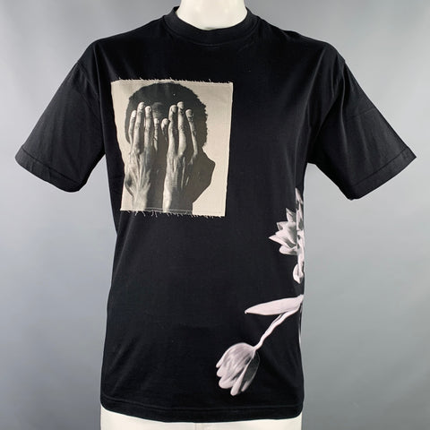 HONEY FUCKING DIJON Size XL Black Grey Graphic Cotton Crew Neck T-shirt