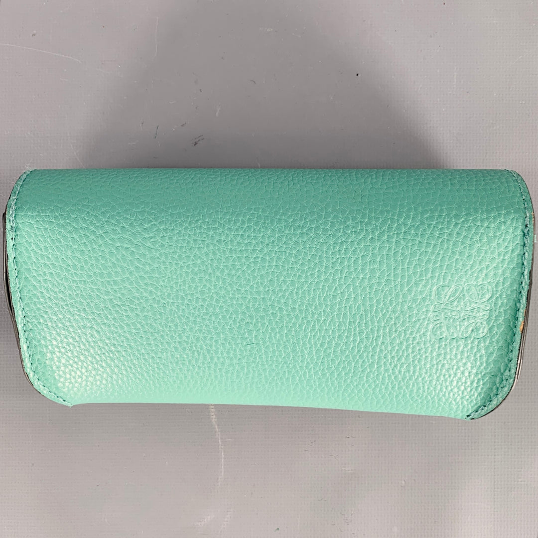 LOEWE x PAULA'S IBIZA Black Dark Green Color Block Acetate Sunglasses