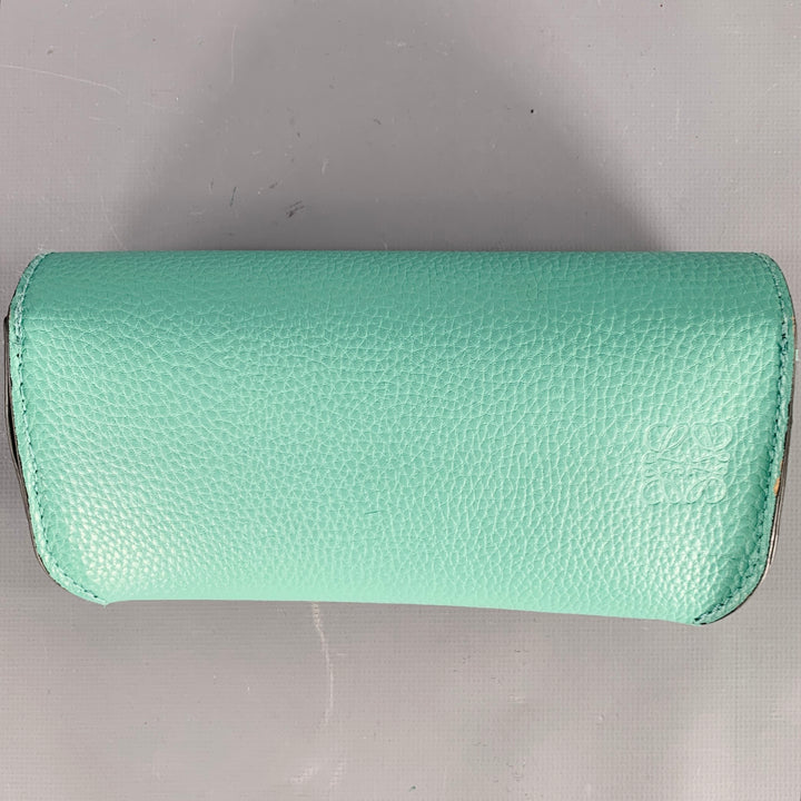 LOEWE x PAULA'S IBIZA Black Dark Green Color Block Acetate Sunglasses