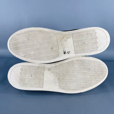 COMMON PROJECTS Size 11 Brown Leather Low Top Sneakers