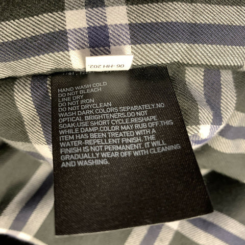 JW ANDERSON Size L Navy Cotton &  Nylon Zip Up Coat