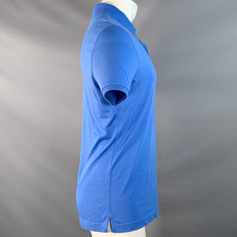 BURBERRY BRIT Size M Blue Cotton Half Placket Polo