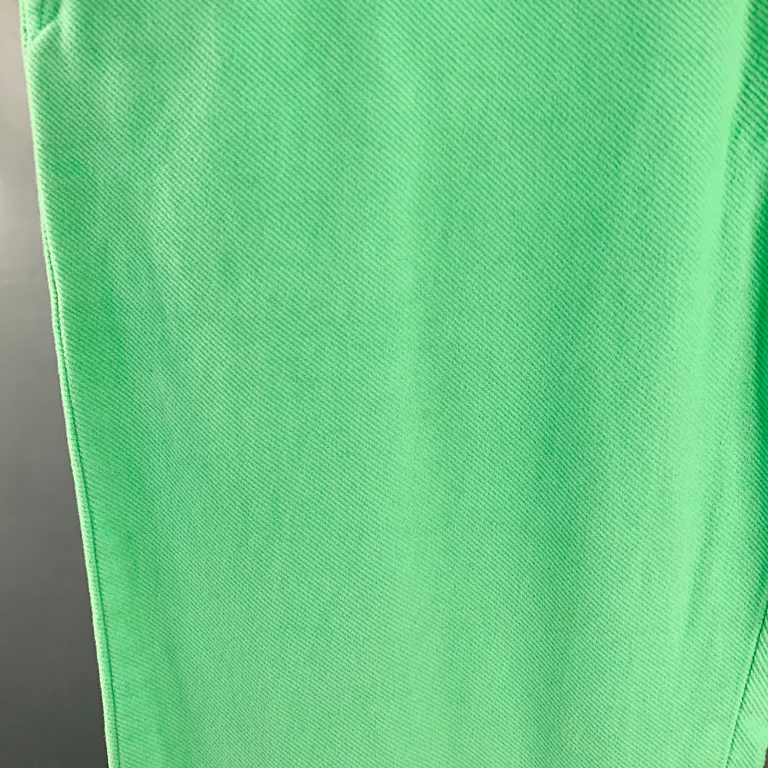 SIES MARJAN Size 30 Green Mint Twill Cotton Velvet Straight Casual Pants