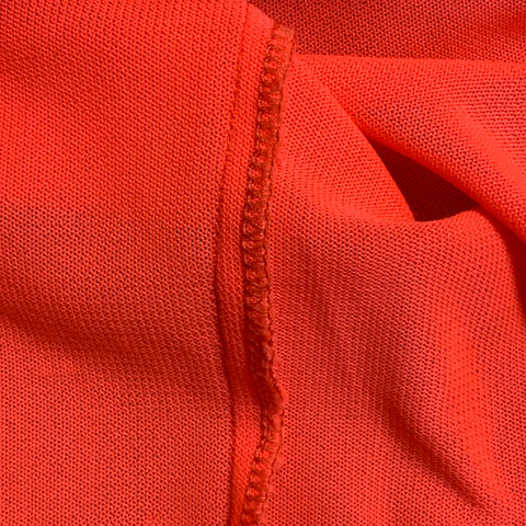 JIL SANDER Size M Pink Neon Jersey Polyester Crew Neck T-shirt