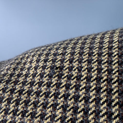 JOHN W. NORDSTROM Size 42 Brown Yellow Houndstooth Wool Sport Coat