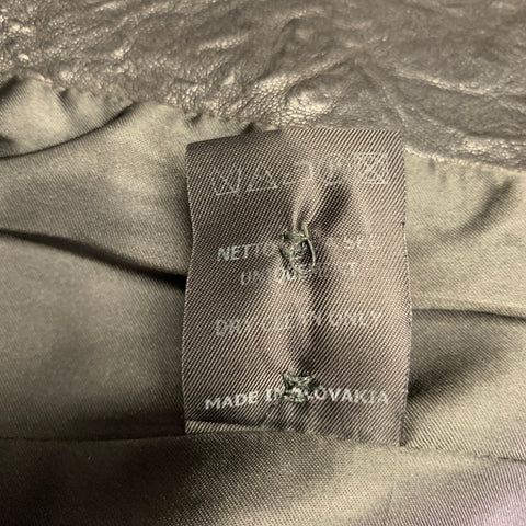 ISABEL MARANT Size S Black Wool Lambskin Shawl Collar Jacket