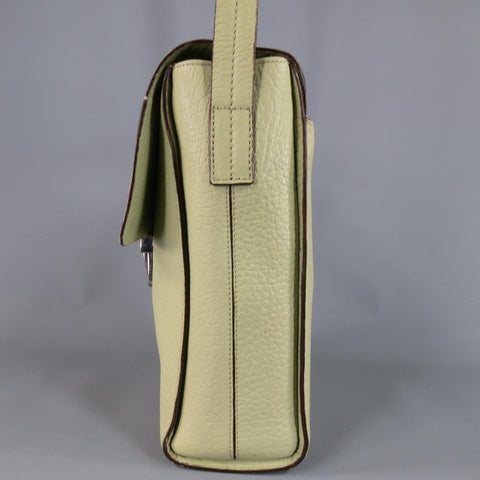 BALLY  Beige Textured Leather Cross Body Bags