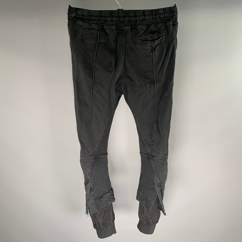 HAIDER ACKERMANN Size S Black Cotton Blend Joggers Casual Pants
