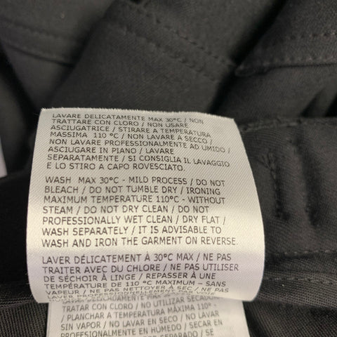 MONCLER Size 32 Black Wool Blend Cargo Casual Pants
