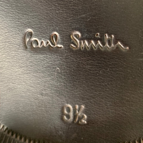 PS by PAUL SMITH Size 9.5 Black Leather Lace Up Shoes