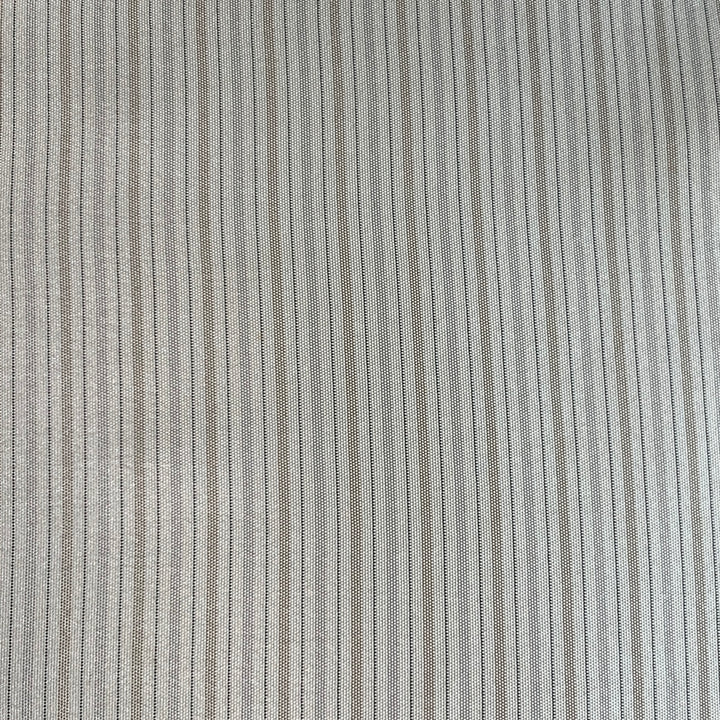PRADA Size S White Beige Stripe Silk Curved Cutaway One Pocket Long Sleeve Shirt