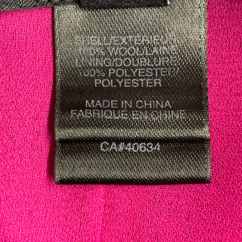 MARC by MARC JACOBS Size 2 Purple Wool Short Sleeve Raw Edge Dress