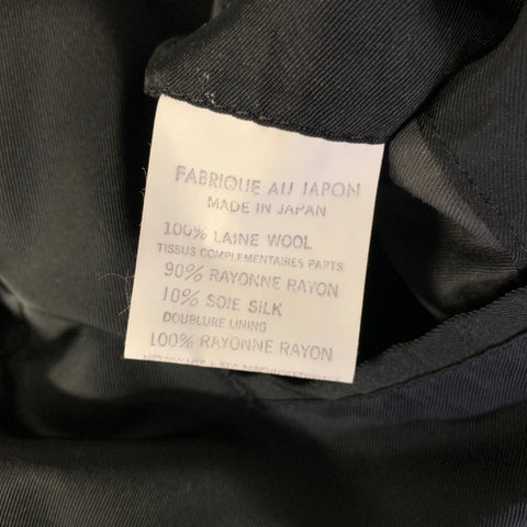 YOHJI YAMAMOTO AW1993 Chest Size S Black White HP-J86-881 Stripe Wool Sport Coat