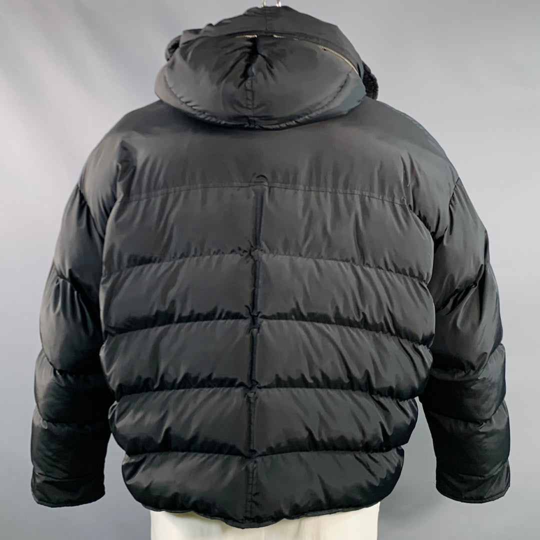 RANDOM IDENTITIES Size L Duvet Puffer Black Polyester Oversized Padded Jacket