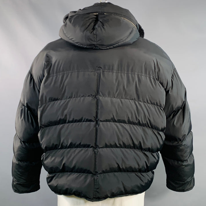 RANDOM IDENTITIES Size L Duvet Puffer Black Polyester Oversized Padded Jacket