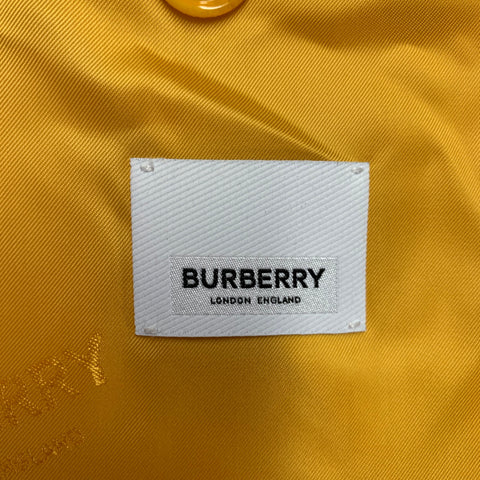 BURBERRY SS23 Size 40 Yellow Wool Double Breasted Suit