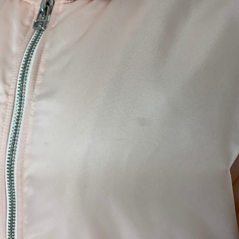 HELMUT LANG Size M Pink Nylon Bomber Jacket