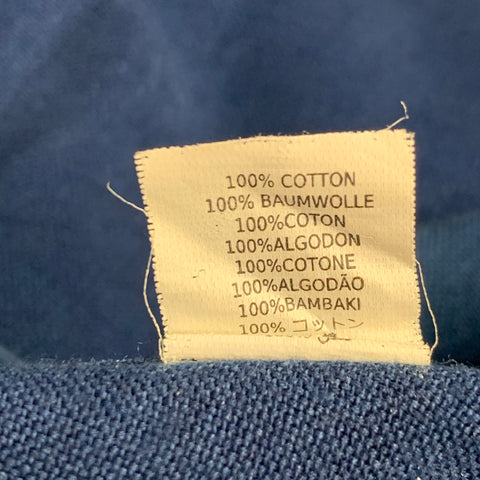 GANT Size M Navy Cotton One Pocket Long Sleeve Shirt
