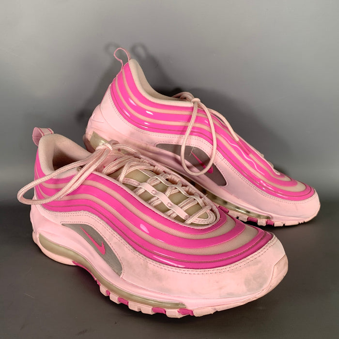NIKE Size 9.5 Pink Nylon Lace Up Sneakers