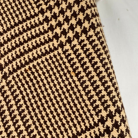 RALPH LAUREN Size 38 Regular Tan Brown Glenplaid Cotton Cashmere Sport Coat