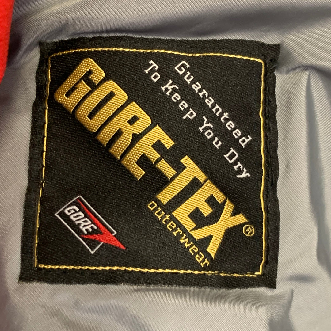 PRADA SPORT Size 40 Red Forest Green Nylon Ski Jacket Pants Set