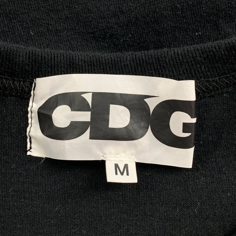 COMME des GARCONS Size M Black Gold Cotton Long Sleeve T-shirt