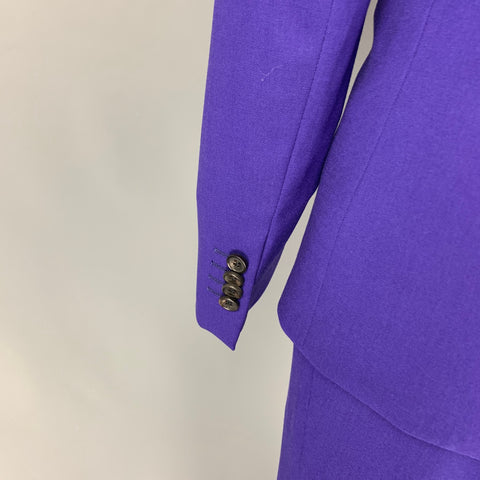 PS by PAUL SMITH Size 36 Purple Wool Notch Lapel Suit