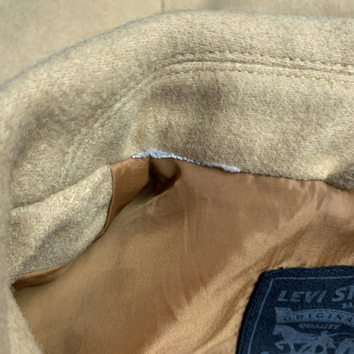 LEVI STRAUSS Size M Tan Wool Button Up Chore Coat