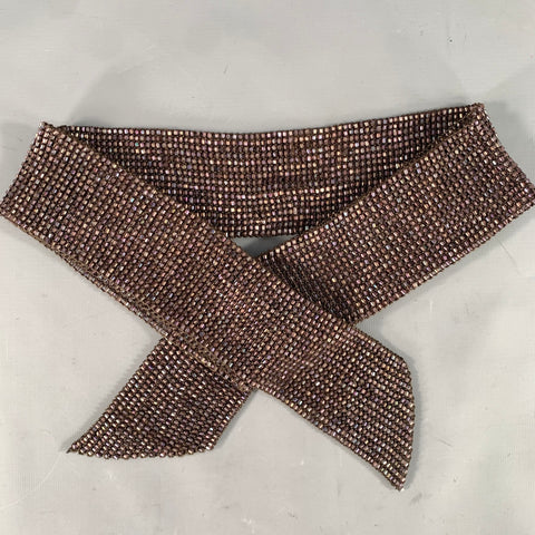 NO BRAND Brown Beaded Scarves