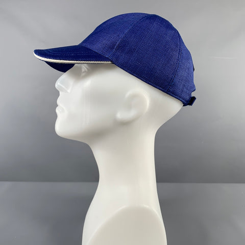 Z ZEGNA Size L Blue Textured Rayon Hats