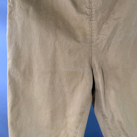 MARNI Size S Khaki Twill Cotton Drawstring Casual Pants