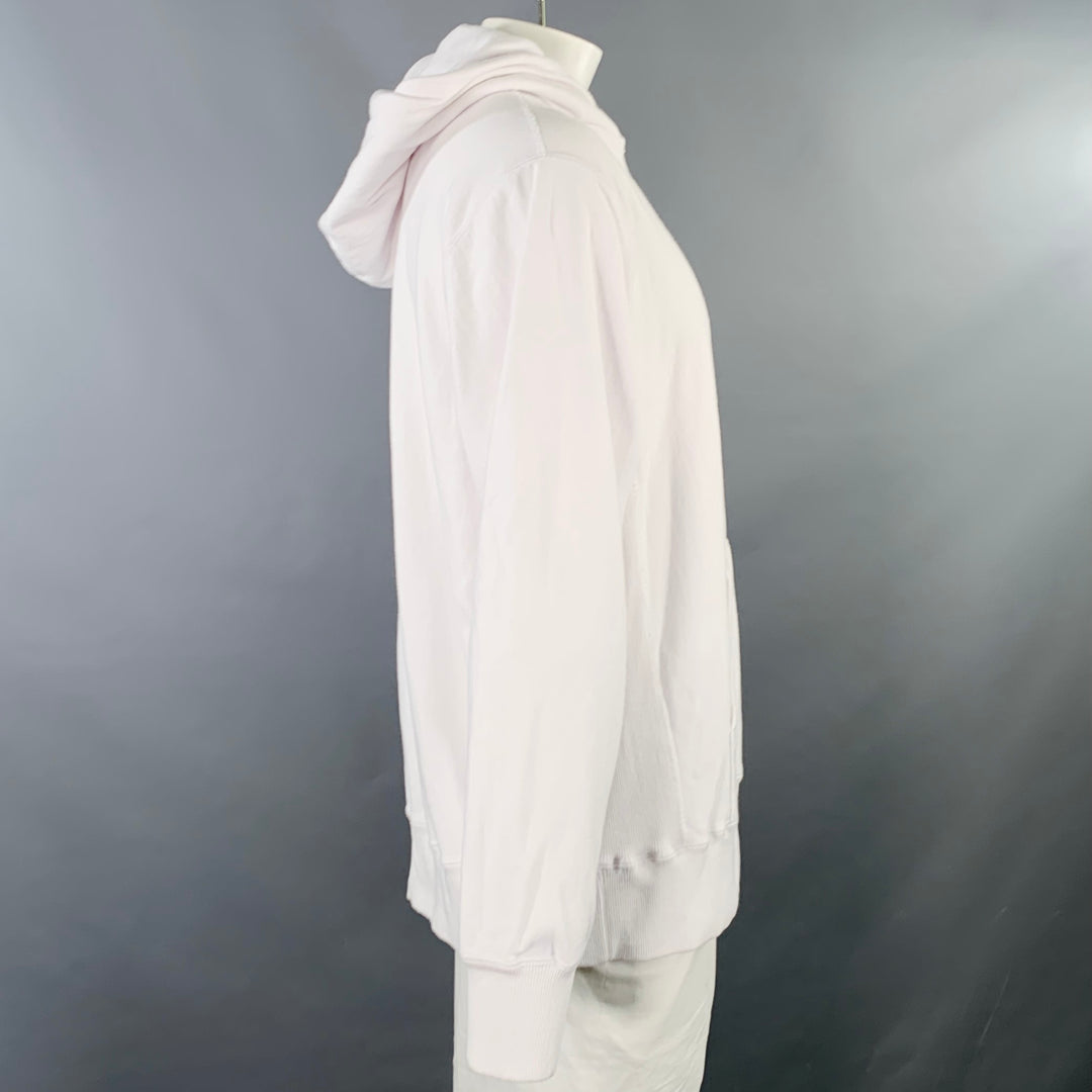 TODD SNYDER x CHAMPION Size XXL White Cotton Hooded Sweatshirt
