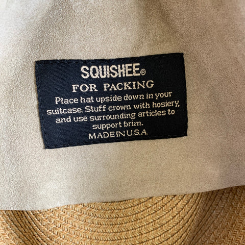 ERIC JAVITS Tan Brown Woven Hats