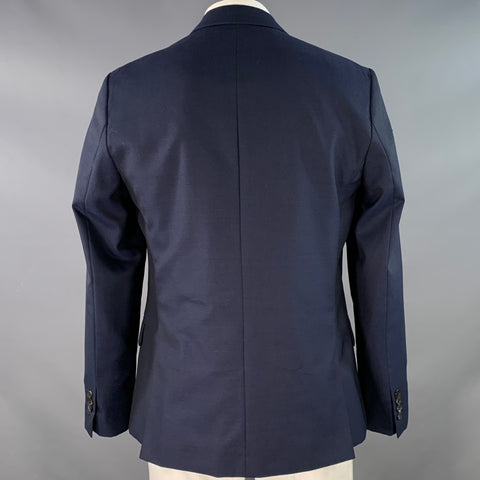 AMI by ALEXANDRE MATTIUSSI Size 44 Navy Wool Notch Lapel Sport Coat