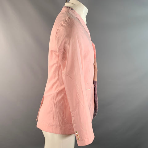 Veste de sport JUNYA WATANABE en coton rose, taille S, à revers cranté