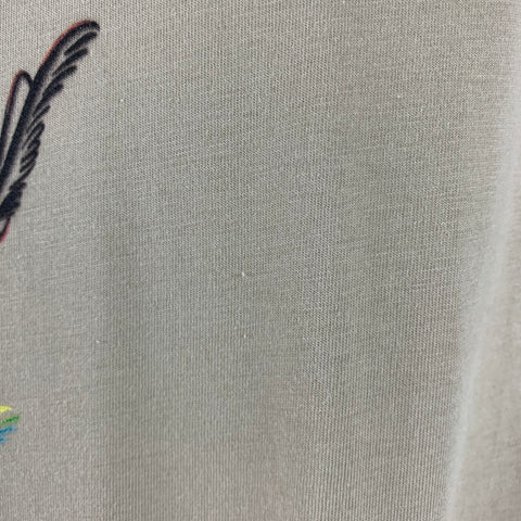 OPENING CEREMONY Size L Taupe New York Graphic Cotton Crew Neck T-shirt