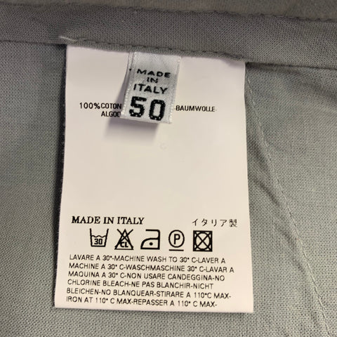 MAISON MARTIN MARGIELA Size M Grey Cotton Straight Casual Pants