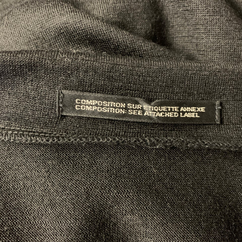 YOHJI YAMAMOTO Size S Black Wool Button Up Jacket  Blazer