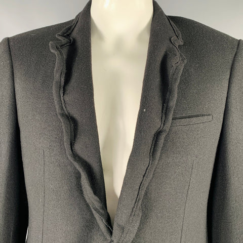 FRANCK BOCLET Veste en laine mélangée noire Taille 42