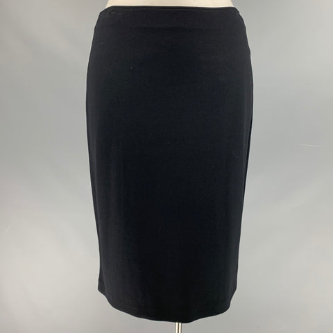 ARMANI COLLEZIONI Talla 12 Falda lápiz negra