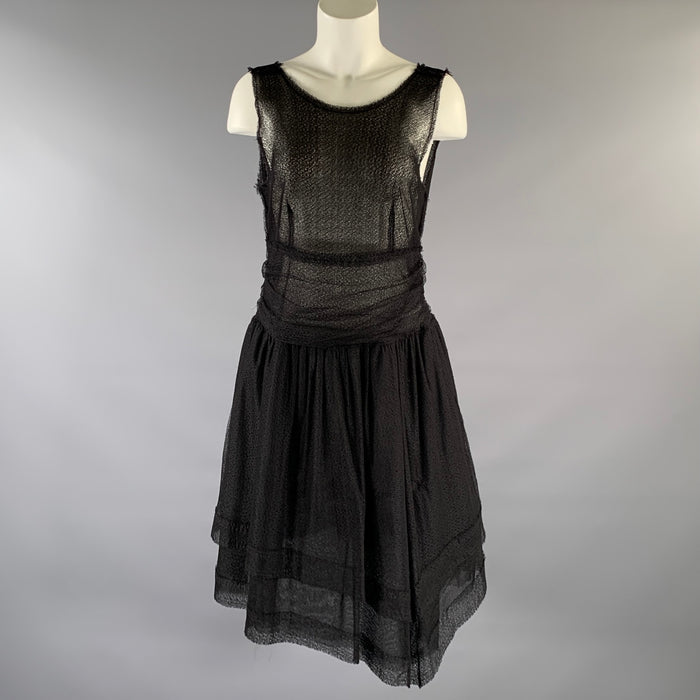 FENDI Robe trapèze au genou noire taille S ca0055499