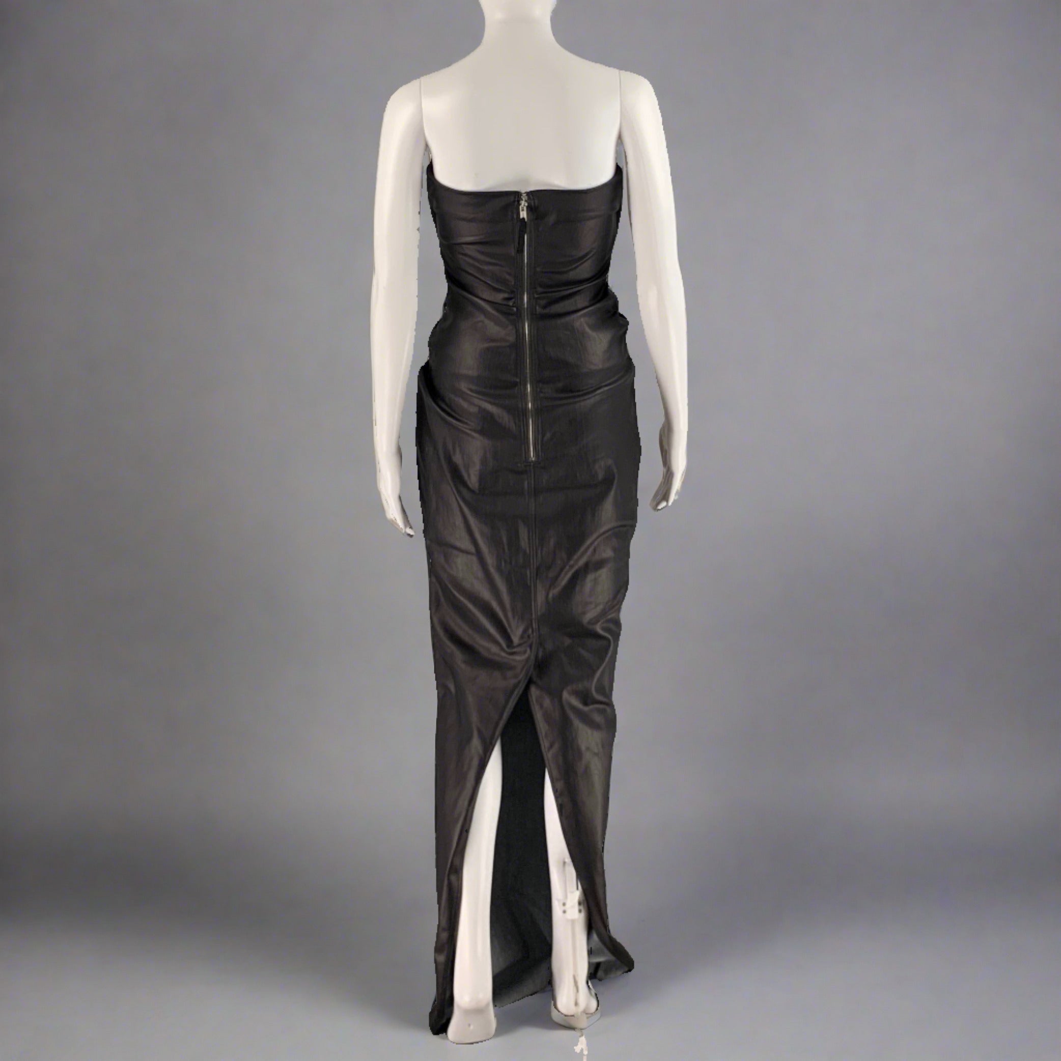 【関税＆送料込み】Rick Owens 'Prong' llic Dress With C Rick Owens Prong Gown | Yellow | FARFETCH