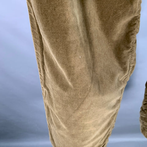 MARC by MARC JACOBS Size 32 Khaki Cotton Velvet Flat Front Straight Casual Pants