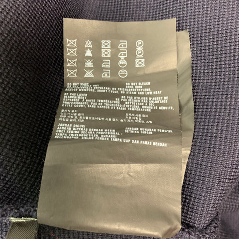 PRADA Taille 40 Veste zippée en laine de tissus mélangés marine