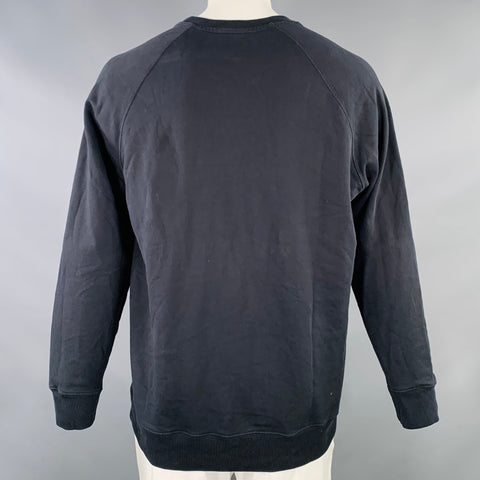 MAISON KITSUNE Size XXL Black Cotton Crew Neck Sweatshirt