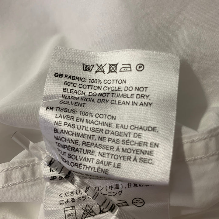 TOTEME Size 10 White Cotton Shirt